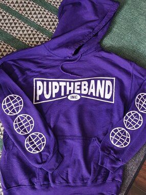 Pup the Band Gildan Men's Purple Hoodie